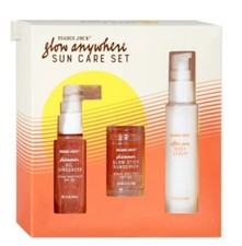 Trader Joe  s Glow Anywhere Sun Care Set SPF 50 Shimmer Oil  Glow Stick Exp 0426
