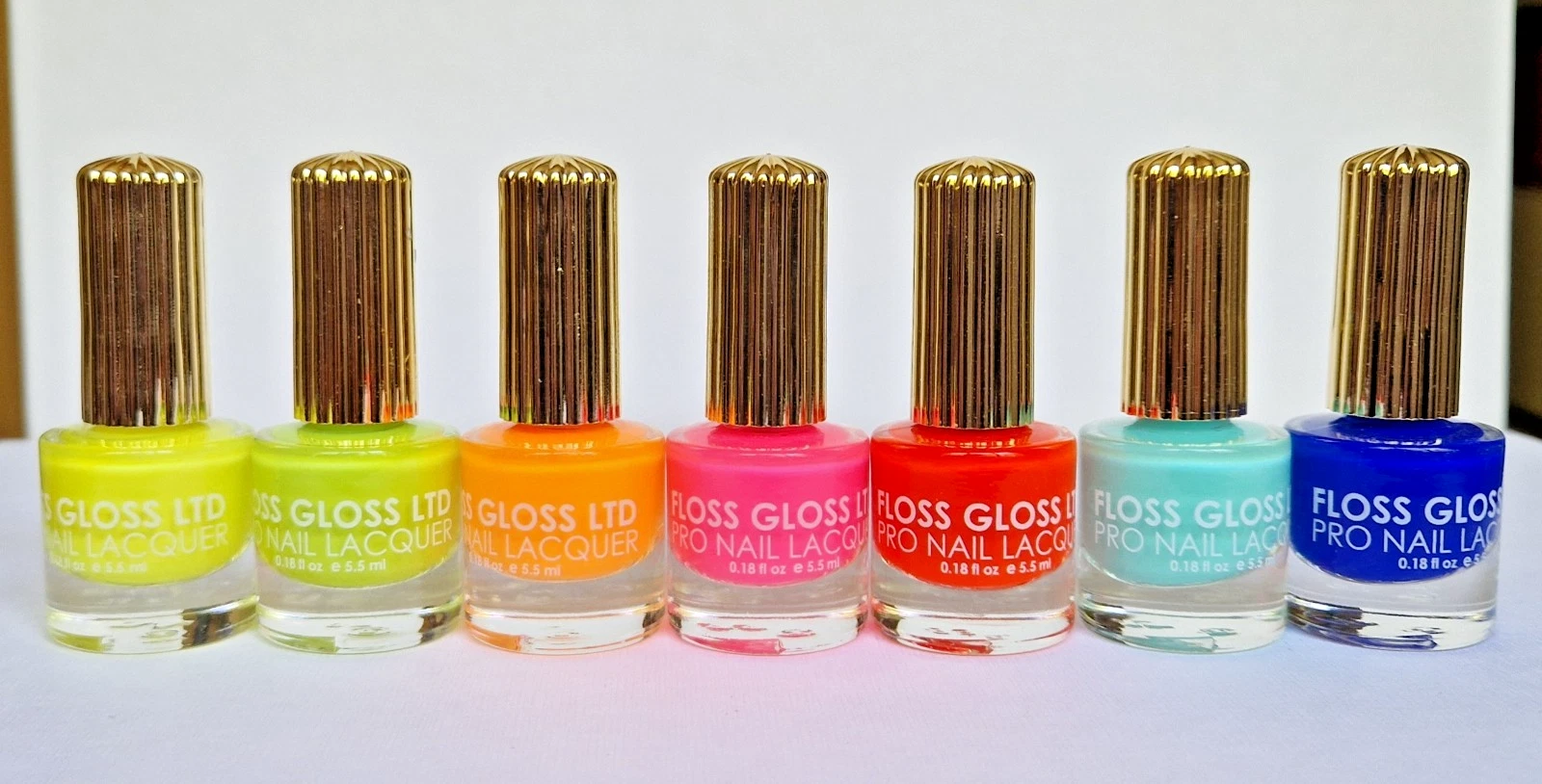 *Discontinued* Floss Gloss Neon Nail Polish Collection: 7 polishes
Opens in a new window or tab
