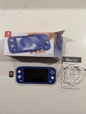 Nintendo Switch Lite HDH-001 Console - Blue - Complete w/ Box, Charger, & Zelda
