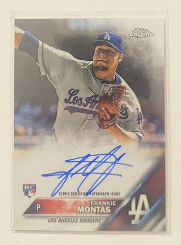 Frankie Montas #RA-FM 2016 Topps Chrome Rookie Autographs card