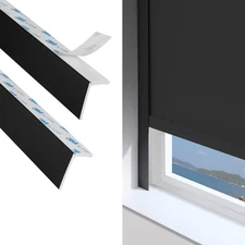PVC Light Blockers Blackout Light Blockers Side Tracks for Window Shades Blinds
