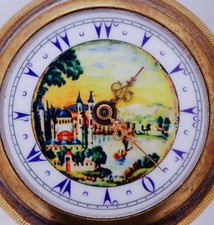 Antique Pocket Watch Full Hunter Case for Ottoman Market c1860's Enamel Dial