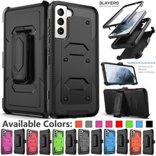 For Samsung Galaxy S21 Plus / S21 Shockproof Case Hard Cover /Holster Belt Clip