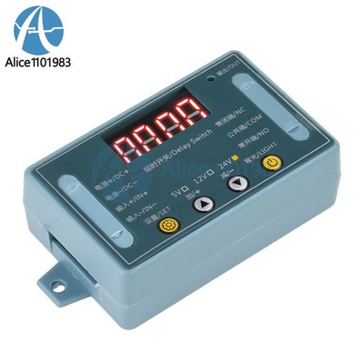 DC 5V 12V 24V 10A Delay Time Relay Module Programmable LED Timer Control Switch 