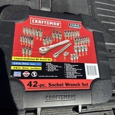 Very Rare Sears Craftsman USA Nos 42pc Socket Wrench Set Accessory Kit 34845 MNT