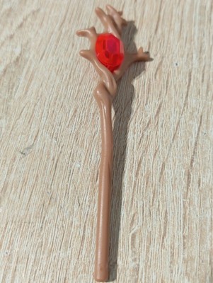 PLAYMOBIL SCEPTER STICK GEM DRUID SORCERER KING MEDIEVAL MEDIEVAL GNOME