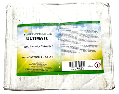 #ad Sunburst Chemicals Ultimate Solid Laundry Detergent 2 x 6.5 lbs 13lbs #7860S2 $39.97