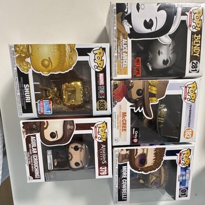 Funko Pop! 5-Pack Vinyl Mixed Lot Exclusive Alice Angel McCree Shuri Aguilar