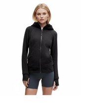 NWT LULULEMON Scuba Hoodie Full Zip Black Size 8 10 138 Retail
