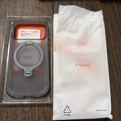 Torras Ostand Q3 Air Case For iPhone 17 Pro 6.3  Shadow Black
