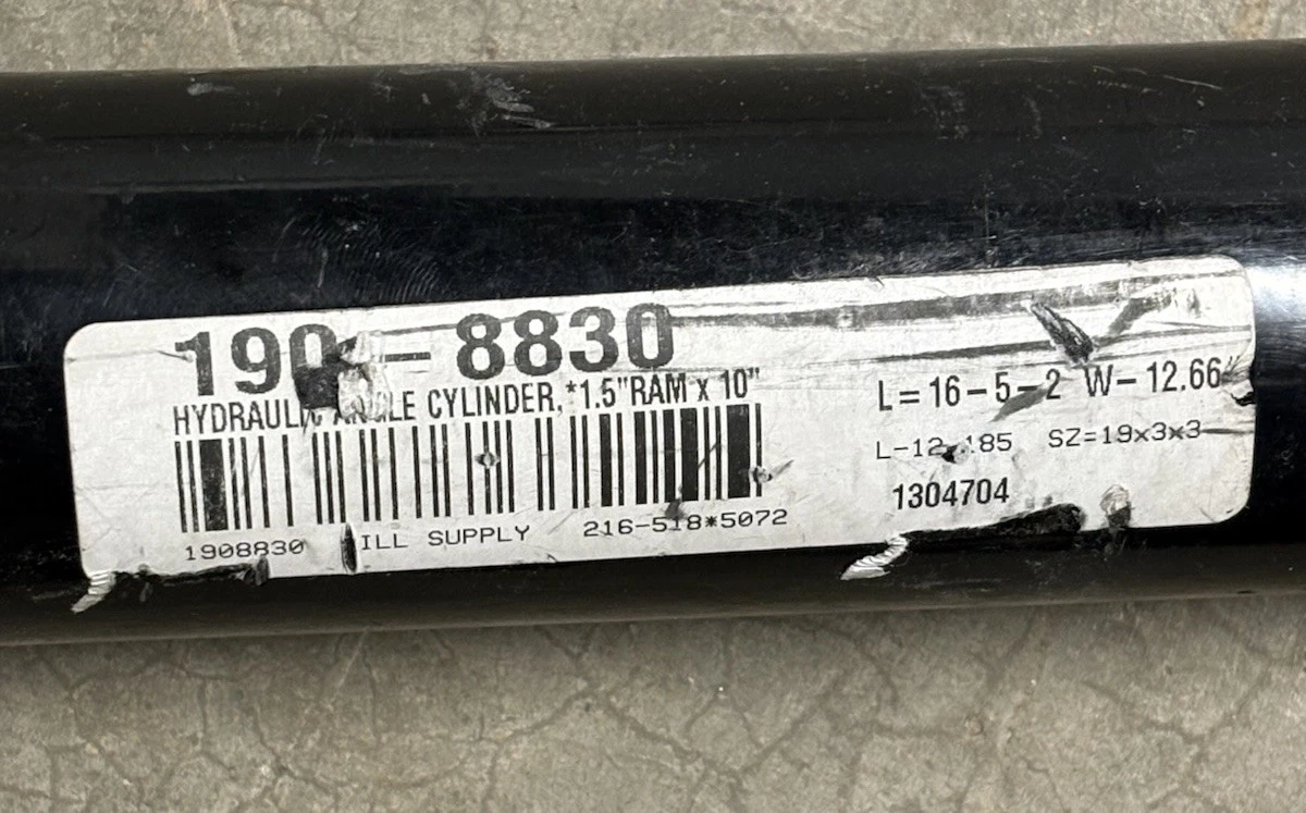 Power Angling Cylinder for Boss HYD-190-8830 Smart Hitch 1.5 X 10 in photo 3