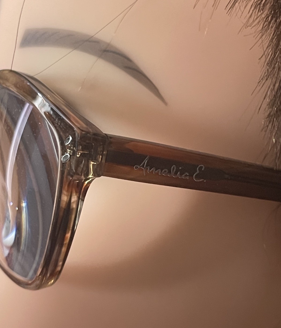 Amelia E Chardonnay Beige/Clear 35-002735 Eyeglasses Frames 52-17-145