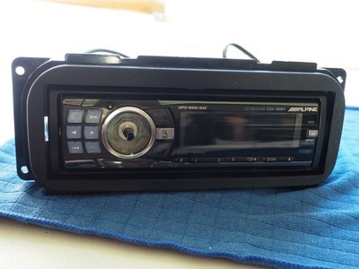 Alpine CDA-9884 Car Stereo CD Receiver MP3/WMA/AAC As Is Not TESTED Missing Knob