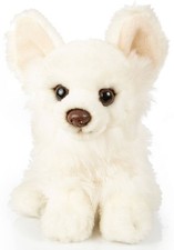 Uni Toys - Chihuahua sitting (white) - 18 cm
