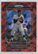2023 Panini Prizm Red Ice Prizm Orlando Cepeda #197 HOF 1e19