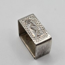 Vintage 925 Sterling Silver 1/2 0.5 Engraved ...