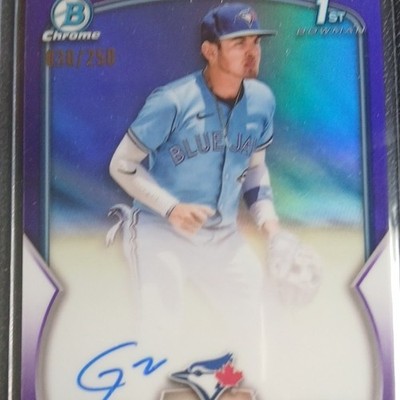 Topps 2022 Bowman Chrome Prospect Auto Luis Garcia Blue Jays #CPA-LG /250