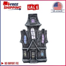 Animated Haunted House 24" Plastic Indoor Halloween Decoration, by Way To Celebr
