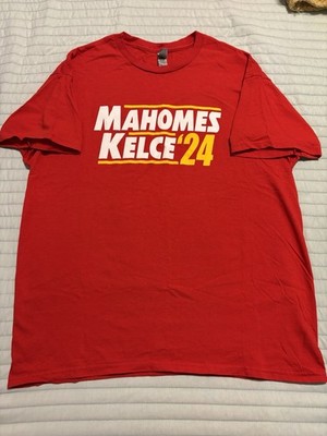 *NICE* KC Chiefs Red Mahomes/Kelce Shirt (Large)
