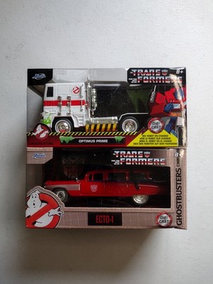 GHOSTBUSTERS: ECTO-1 & TRANSFORMERS: OPTIMUS PRIME Mash-Up Die-Cast Vehicle