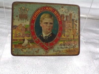 1911 Callard and Bowser Butterscotch tin Prince Edward VIII - Cymru Am Byth  A13