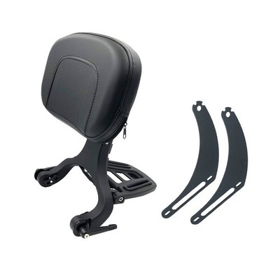 Multi-Purpose Driver And Passenger Backrest For Deluxe Heritage Street Bob 18-25