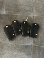 Portachiave Auto Moto Cuoio Tinto a mano Moro Esclusiva Idea Regalo