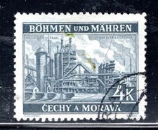 BOHEMIA & MORAVIA CZECHY STAMP   USED LOT 219CE