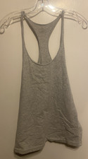 Unbranded Bodybuilding Gym Stringer Tank Top Gray Cotton size Medium NWOT