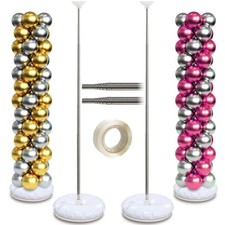 Balloon Column Stand Kit for Floor Set of 2, 6.6 FT Adjustable Balloon Tower ...