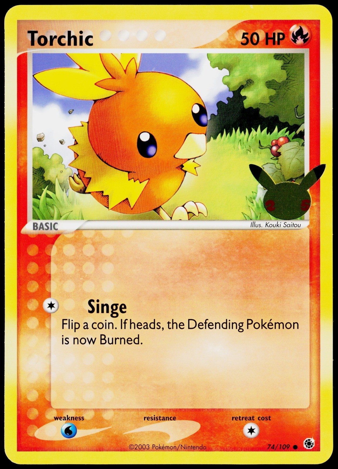 First Partner Pack Torchic 074/109 NM