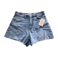Universal Thread 90s Cutoff Shorts Blue Denim High-Rise Women's Sz 2 NEW