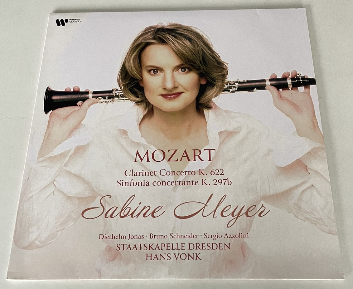 Sabine Meyer,Mozart - Clarinet Concerto, K622/Sinfonia Concertante, K297b - LP