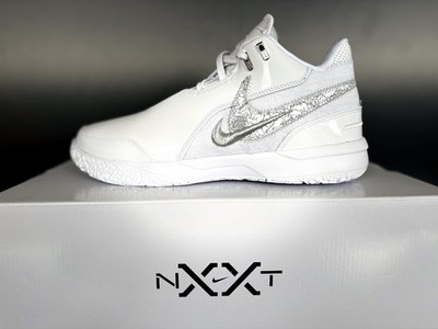 NIKE AIR ZOOM LEBRON NXXT GEN AMPD WHITE OUT weiß/silber Gr.47