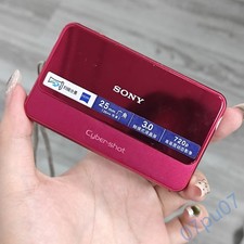 SONY CyberShot DSC-T110 Red Digital Camera 16.1MP 4x Optical Zoom Touch Screen