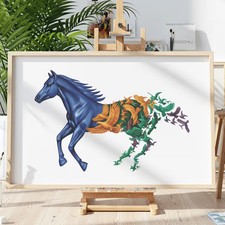 Pferd Tier v6 Schablone Malen Wand Deko NEU