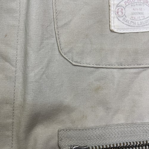 Polo Sport Sportsman Khaki Cotton Fishing Vest Zip Front Size XL - Picture 5 of 15