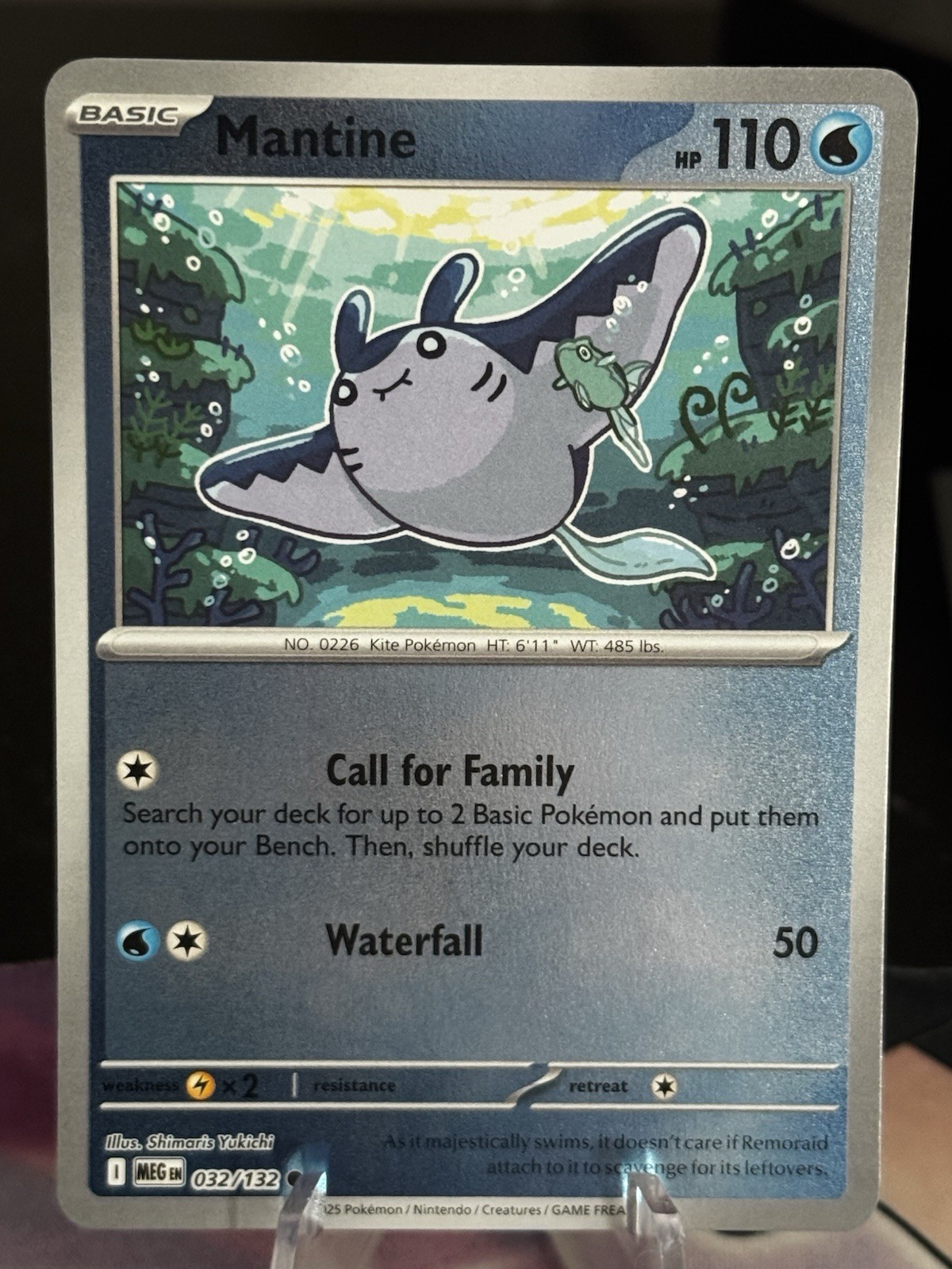 Mantine Reverse Holo - Mega Evolution 32/132 - NM