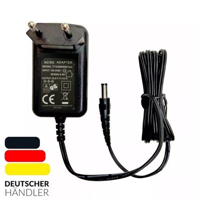 Ladegerät Kabel Handstaubsauger Netzteil 24V 500mA 50/60Hz 0.8A TY2400050E1mn