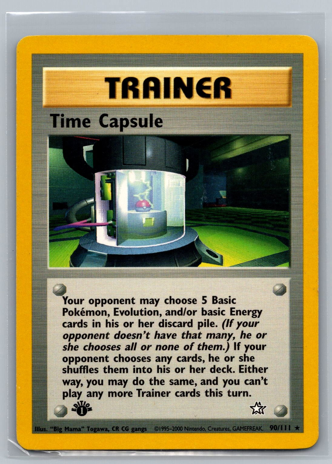 Time Capsule Neo Genesis #090/111 Rare 1st Edition MP Pokemon