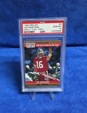 1990 PRO SET #2 JOE MONTANA  ERROR CARD (KELLY 3521 YARDS) - PSA 10