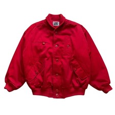 I.S. ISSEY MIYAKE ARCHIVE 80S PADDED BOMBER JACKET ACCEPTABLE Red Used