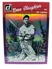 2023 Panini Donruss Enos Slaughter #279 Purple Holo St. Louis Cardinals 
