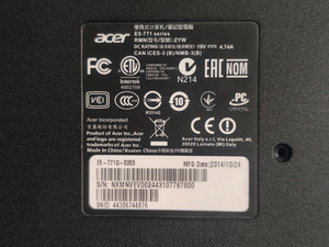 Acer E5-771 Ersatzteile Palmrest Mainboard i5-4210U GeForce 840M Lüfter DVD