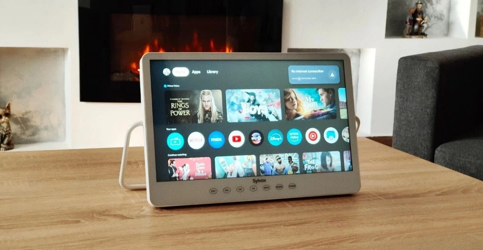 Sylvox 15.6 inch Portable TV 10000 mAh smart Google TV 12V DC 1080P Waterproof - Image 3 of 4