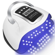 168W UV LED Nail Lamp Fast Curing Gel Polish Dryer LCD Auto Sensor Pro