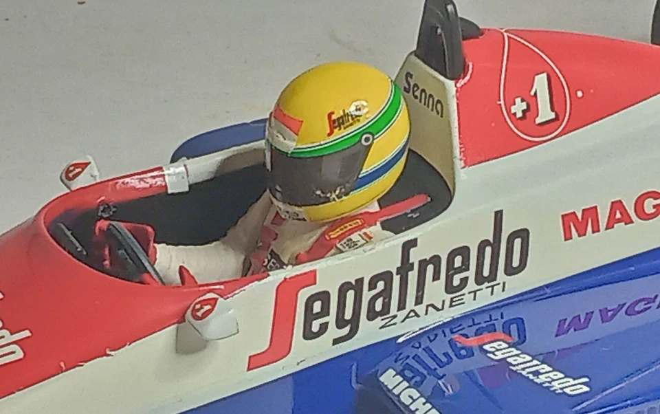 MINICHAMPS 1/18 AYRTON SENNA 1984 TOLEMAN HART TG 184 BON ETAT EN BOITE  TO B10 - Photo 3/4