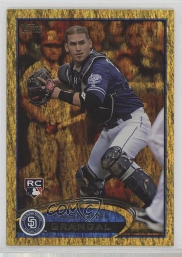 2012 Topps Update Gold Sparkle Yasmani Grandal #US104 Rookie RC