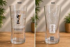 Budweiser FIFA World Cup 2026 Official Pint Glasses x2 Brand New