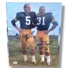Paul Hornung Jim Taylor PSA/DNA Authentic Green Bay Packers Signed 11"x14" Photo